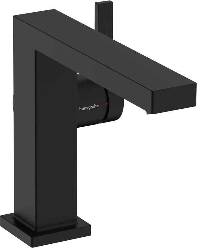 Hansgrohe Tecturis E Fine Coolstart Ecosmart+ Without Waste Set Single Lever Basin Mixer 110 - Matt Black - 73021670