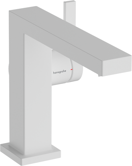 Hansgrohe Tecturis E Fine Coolstart Ecosmart+ Without Waste Set Single Lever Basin Mixer 110 - Matt White - 73021700