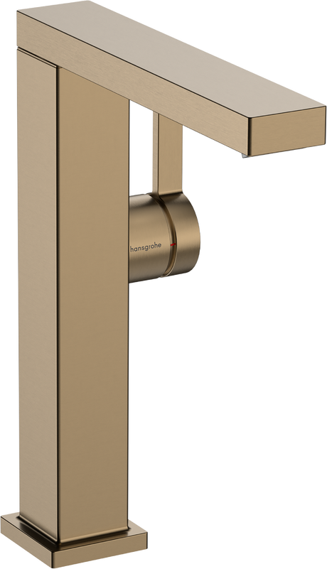 Hansgrohe Tecturis E Fine Coolstart Ecosmart+ Single Lever Basin Mixer 210 - Brushed Bronze - 73060140
