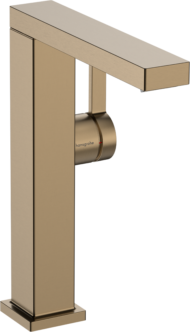 Hansgrohe Tecturis E Fine Coolstart Ecosmart+ Single Lever Basin Mixer 210 - Brushed Bronze - 73060140