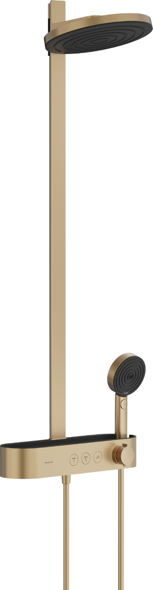 Hansgrohe Pulsify S Showerpipe 260 2jet With Showertablet Select 400 - Brushed Bronze - 24240140