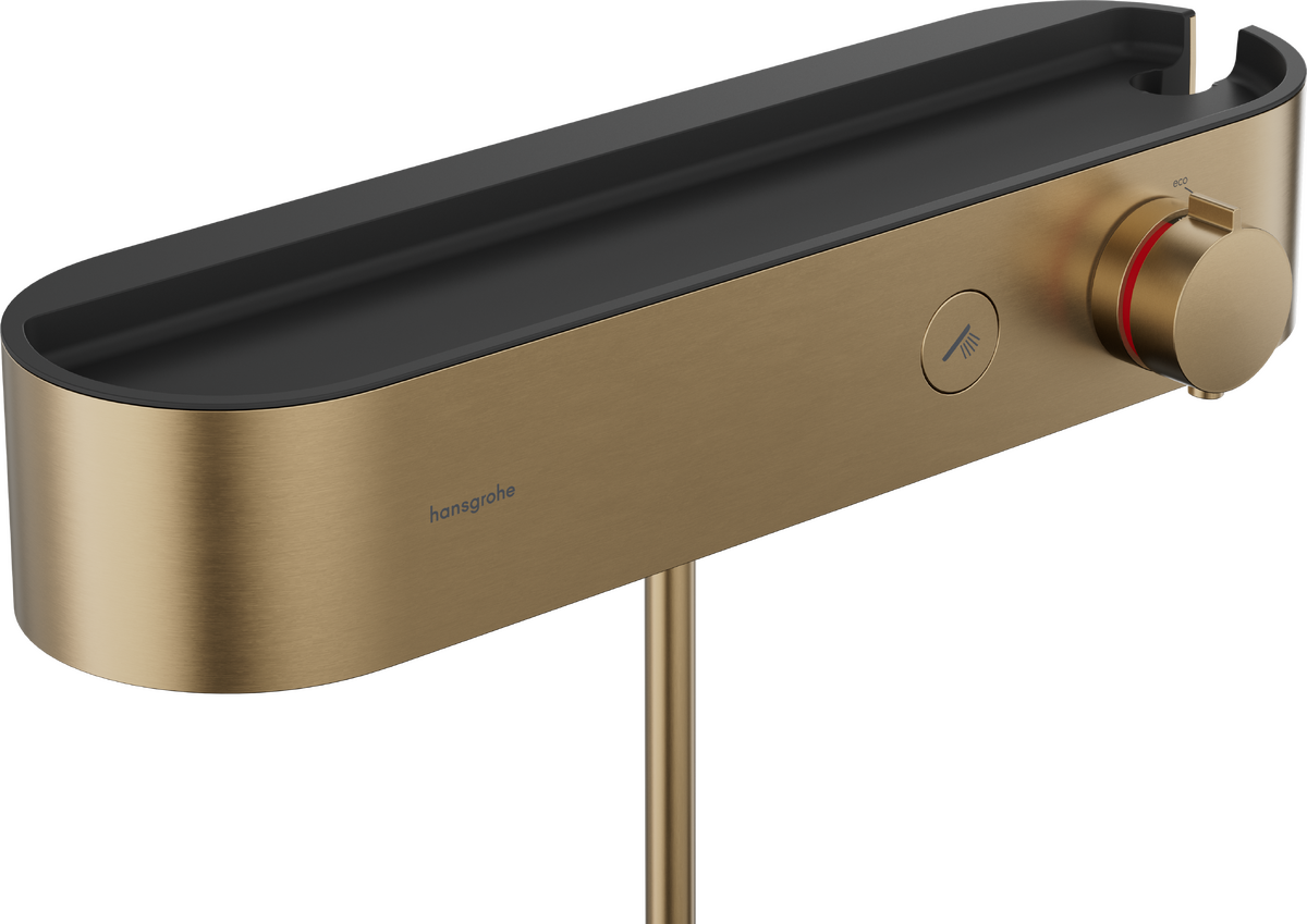 Hansgrohe ShowerTablet Select Shower Thermostat 400 For Exposed Installation - Brushed Bronze - 24360140