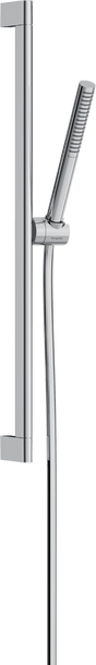 Hansgrohe Pulsify S Shower Set 100 1jet Ecosmart+ with Shower Bar 65cm - Chrome - 24373000 - TAP 'N' SHOWER