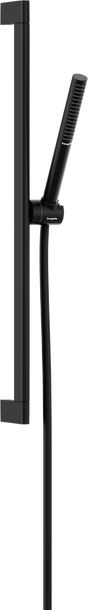 Hansgrohe Pulsify S Shower Set 100 1jet Ecosmart+ with Shower Bar 65cm - Matt Black - 24373670