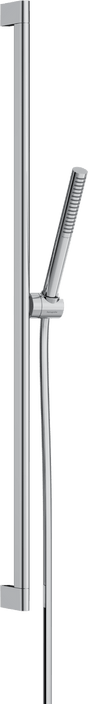 Hansgrohe Pulsify S Shower Set 100 1jet Ecosmart+ with Shower Bar 90cm - Chrome - 24383000 - TAP 'N' SHOWER
