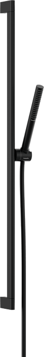 Hansgrohe Pulsify S Shower Set 100 1jet Ecosmart with Shower Bar 90cm - Matt Black - 24382670 - TAP 'N' SHOWER