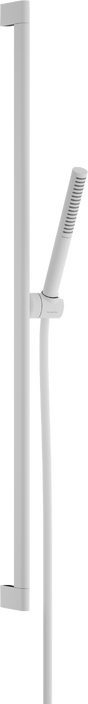 Hansgrohe Pulsify S Shower Set 100 1jet Ecosmart+ with Shower Bar 90cm - Matt White - 24383700 - TAP 'N' SHOWER