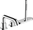 Hansgrohe Tecturis S 3-hole Rim-mounted Single Lever Bath Mixer- Chrome - 73447000