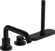 Hansgrohe Tecturis S 3-hole Rim-mounted Single Lever Bath Mixer - Matt Black - 73447670