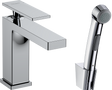 Hansgrohe Tecturis E Single Lever Basin Mixer 110 With Bidette Hand Shower - Chrome - 73210000