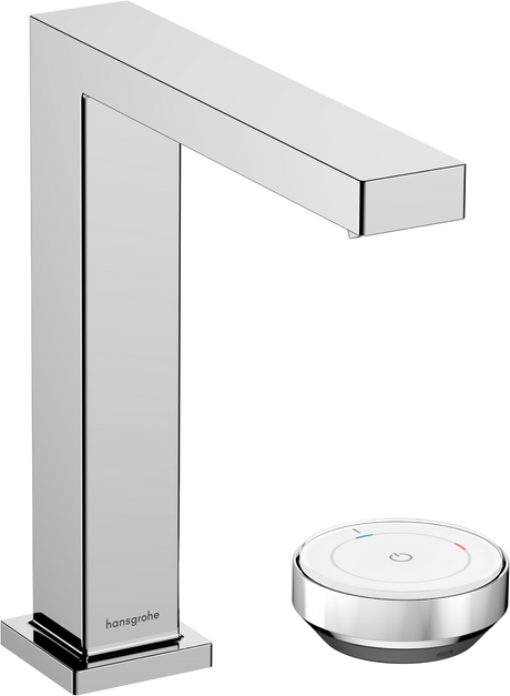 Hansgrohe Tecturis E 2-hole Basin Mixer 150 Coolstart Ecosmart+ With Waste Set - Chrome - 73053000