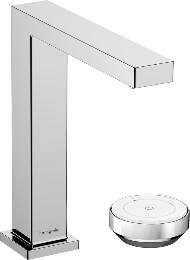Hansgrohe Tecturis E 2-hole Basin Mixer 150 Coolstart Ecosmart+ With Waste Set - Chrome - 73053000