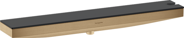 Hansgrohe Rainfinity Wall Outlet Porter 500 With Shower Holder And Shower Shelf Right - Brushed Bronze - 26858140
