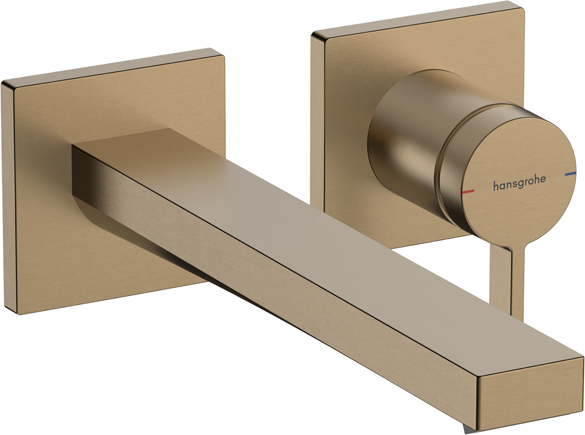 Hansgrohe Tecturis E Single Lever Basin Mixer - Brushed Bronze - 73051140