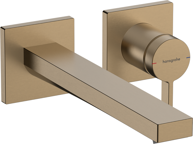 Hansgrohe Tecturis E Single Lever Basin Mixer - Brushed Bronze - 73051140