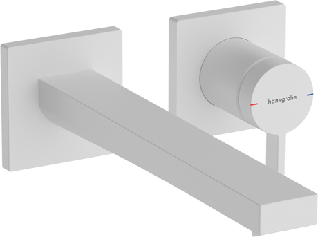 Hansgrohe Tecturis E Single Lever Basin Mixer - Matt White - 73051700
