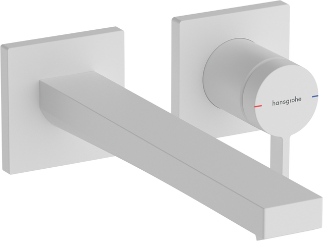 Hansgrohe Tecturis E Single Lever Basin Mixer - Matt White - 73051700