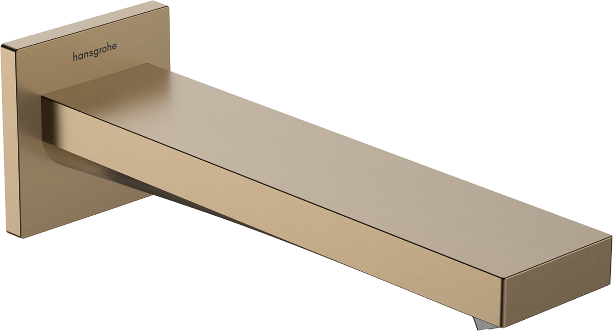 Hansgrohe Tecturis E Spout 210mm Long - Brushed Bronze - 73410140