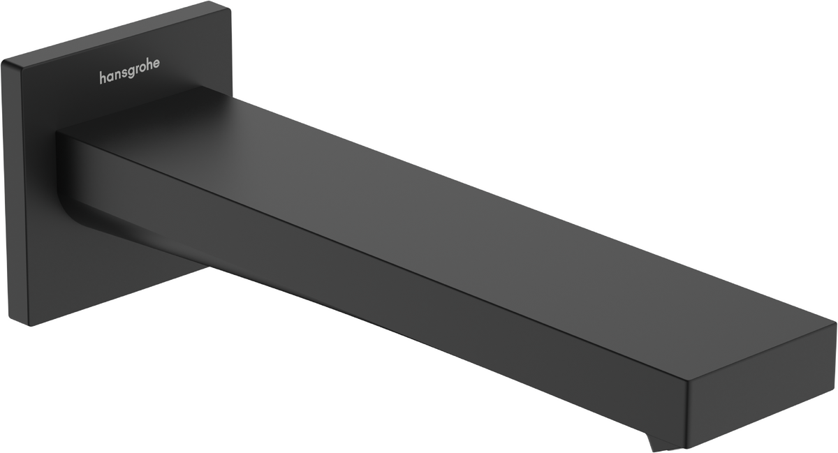 Hansgrohe Tecturis E Spout 210mm Long - Matt Black - 73410670