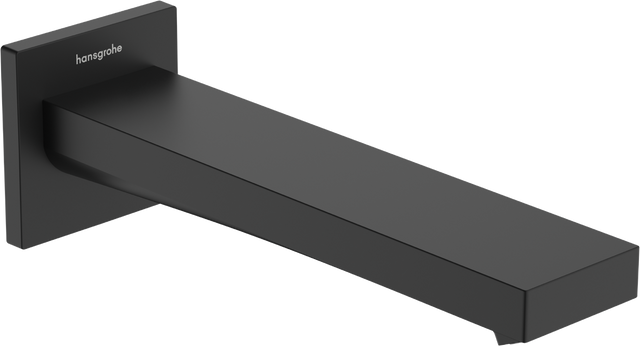 Hansgrohe Tecturis E Spout 210mm Long - Matt Black - 73410670