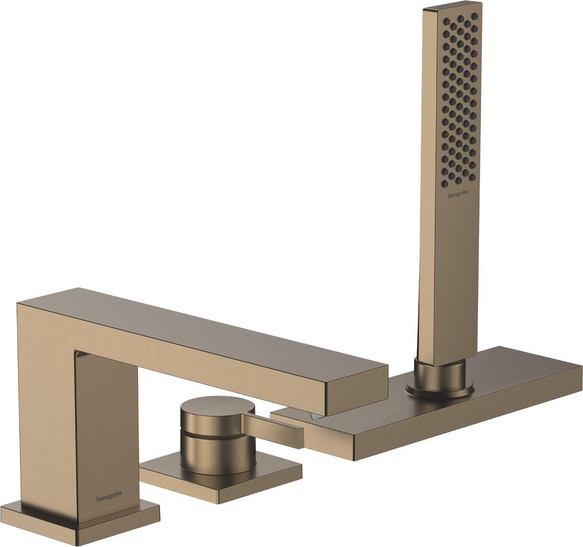Hansgrohe Tecturis E Single Lever Bath Mixer - Brushed Bronze - 73443140