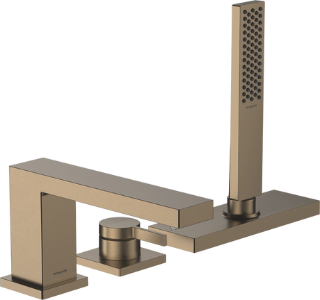 Hansgrohe Tecturis E Single Lever Bath Mixer - Brushed Bronze - 73443140