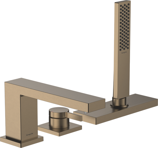 Hansgrohe Tecturis E Single Lever Bath Mixer - Brushed Bronze - 73443140
