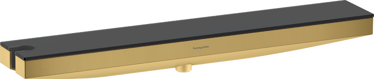 Hansgrohe Rainfinity Wall Outlet Porter 500 With Shower Holder And Shower Shelf Left - Polished Gold-Optic - 26843990