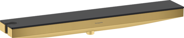 Hansgrohe Rainfinity Wall Outlet Porter 500 With Shower Holder And Shower Shelf Left - Polished Gold-Optic - 26843990