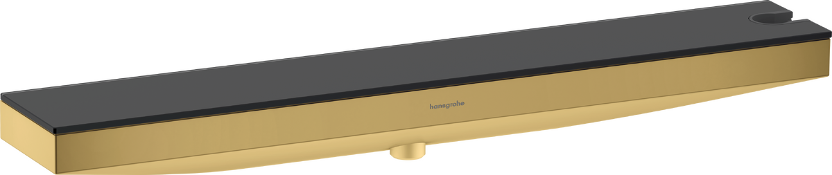 Hansgrohe Rainfinity Wall Outlet Porter 500 With Shower Holder And Shower Shelf Right - Polished Gold-Optic - 26858990