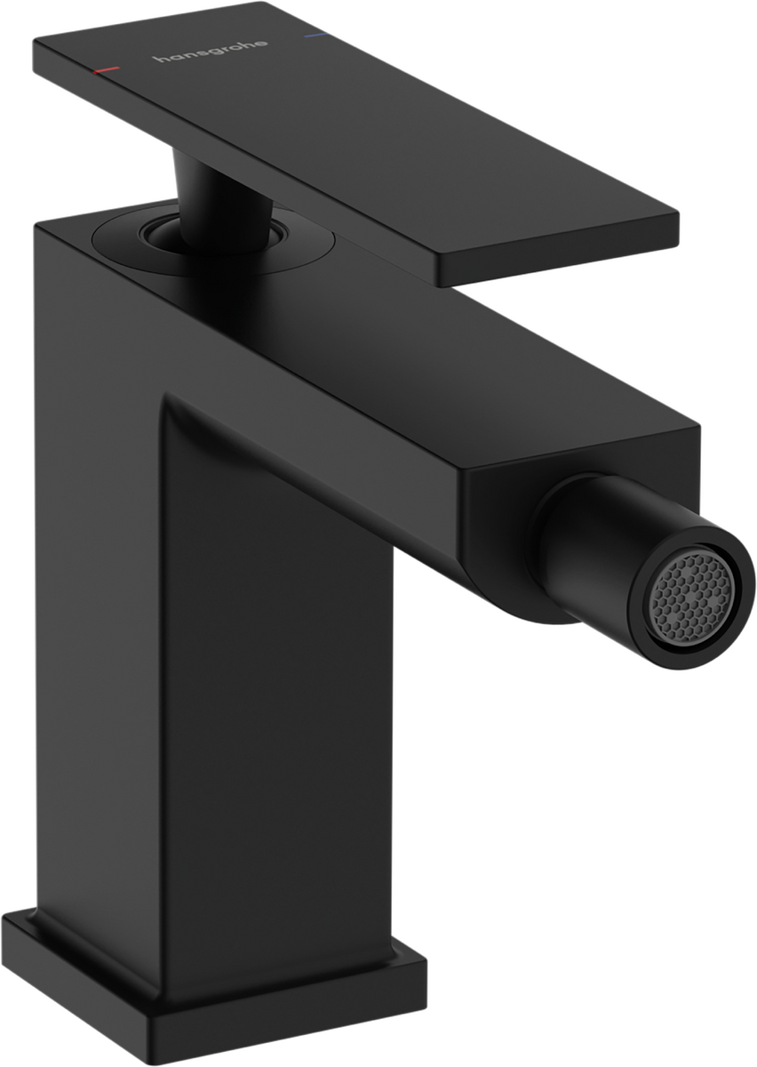 Hansgrohe Tecturis E Single Lever Bidet Mixer - Matt Black - 73200670