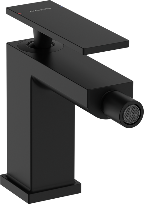 Hansgrohe Tecturis E Single Lever Bidet Mixer - Matt Black - 73200670