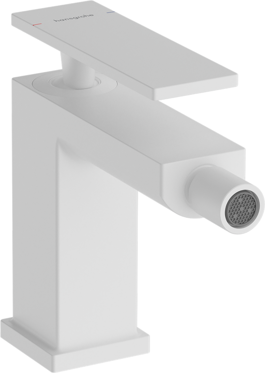 Hansgrohe Tecturis E Single Lever Bidet Mixer - Matt White - 73200700