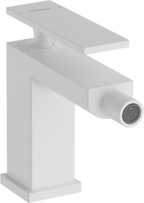 Hansgrohe Tecturis E Single Lever Bidet Mixer - Matt White - 73200700