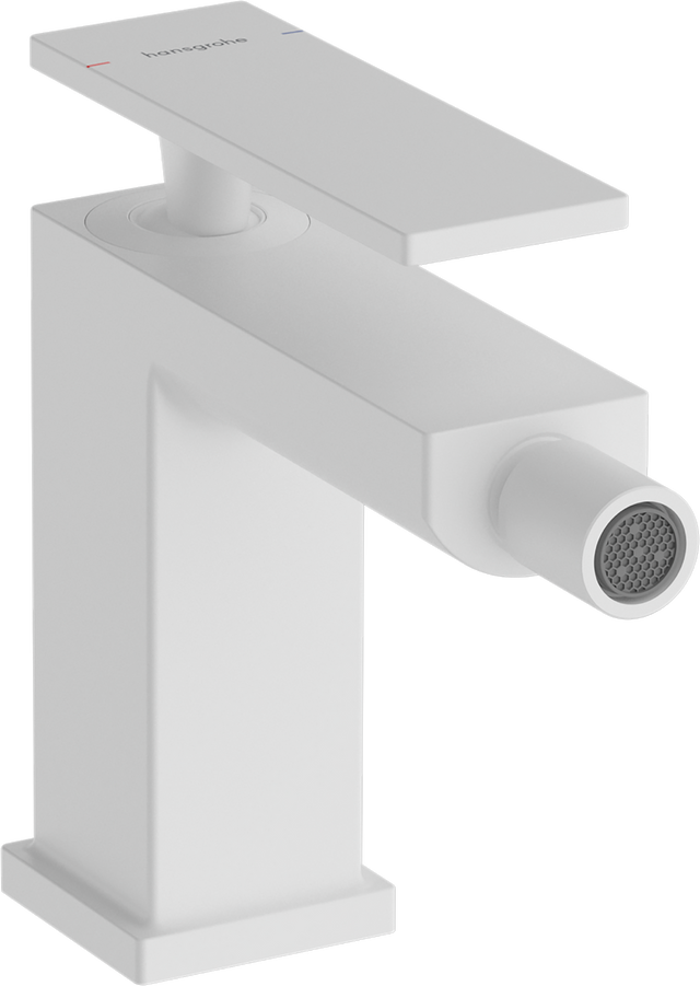 Hansgrohe Tecturis E Single Lever Bidet Mixer - Matt White - 73200700
