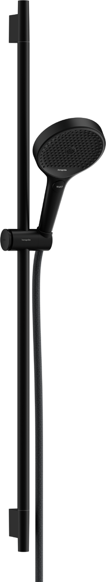 Hansgrohe Rainfinity Shower Set 130 3jet Ecosmart With Shower Bar S Puro 90 Cm - Matt Black - 28744670