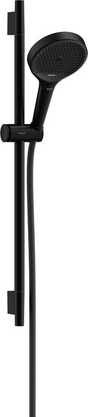 Hansgrohe Rainfinity Shower Set 130 3jet Ecosmart With Shower Bar S Puro 65 Cm - Matt Black - 28746670