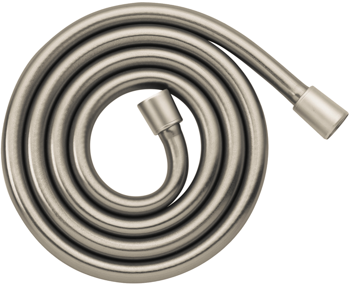 Hansgrohe Isiflex Shower Hose 2000mm in brushed bronze with flexible, kink-resistant design and antimicrobial coating