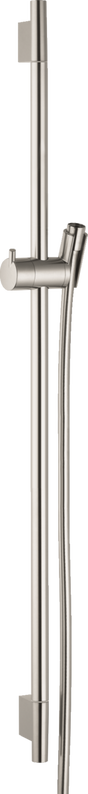 Hansgrohe Unica Shower Rail S Puro 900 mm With Isiflex Shower Hose 1600 mm - Brushed Nickel - 28631820