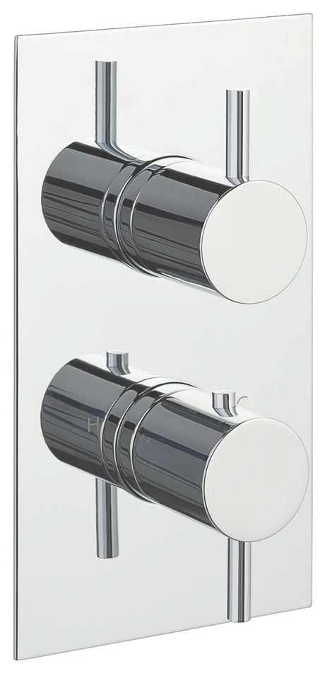 JTP Florence Thermostatic Concealed 3 Outlet Shower Valve - Chrome - 15681A