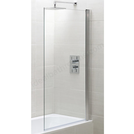 Oakham Spring Square Bath Screen Glass 6mm - 1400mm High x 800mm Wide