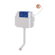 Eastbrook Vantage Concealed Cistern with Push Button - White - 17.001 - TAP 'N' SHOWER