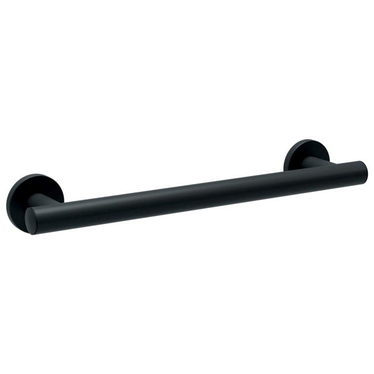 Bathex Yardley Grab Rail 25mm S/S 300mm Concealed Fixings - Matt Black - 17000MB