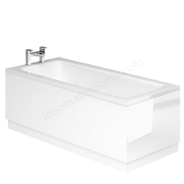 Oakham Vermont MDF Front Bath Panel 1700mm - White