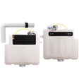 Oakham Dual Flush Concealed Cistern With Button - White