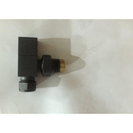 Oakham Square Angled Radiator Valve Pack Anthracite 