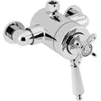 Bristan 1901 Traditional Exposed Concentric Top Outlet Shower Valve - 