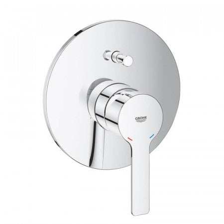 Grohe Lineare Single Lever Bath/Shower Mixer Trim - Chrome - 19297001