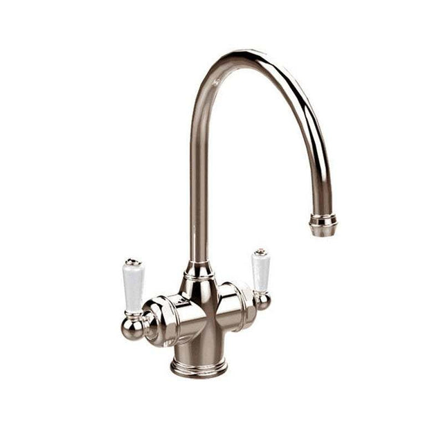 PERRIN & ROWE 1937 POLARIS 3-IN-1 INSTANT HOT SINK MIXER Nickel
