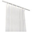 Bathex Professional Weighted 4oz Polyester Shower Curtain 1830mm x 1830mm - White - 65390